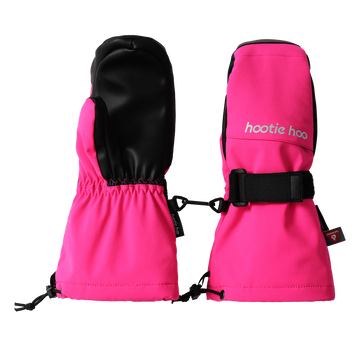 Kids Bearclaw Mittens - Hot Pink