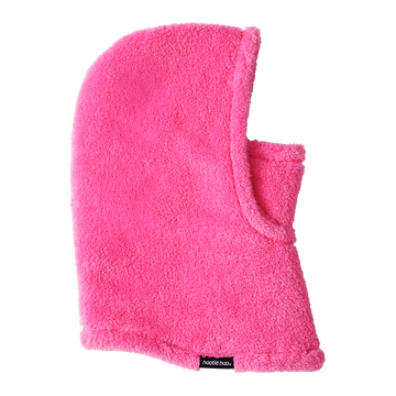 Kids Kozy Fleece Hood - Hot Pink