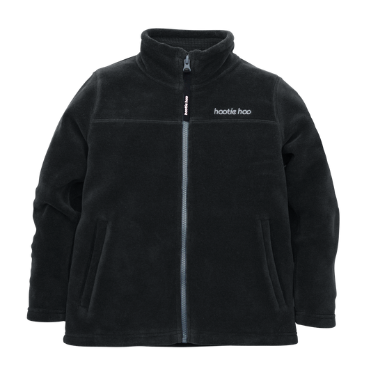 Kids Eyas Fleece Jacket - Raven Black