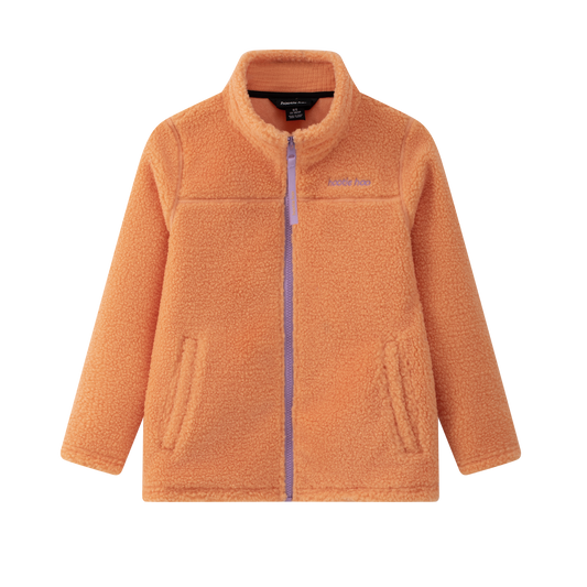 Kids Eyas Popcorn Fleece Jacket - Apricot
