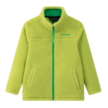 Kids Eyas Popcorn Fleece Jacket - Lime Punch