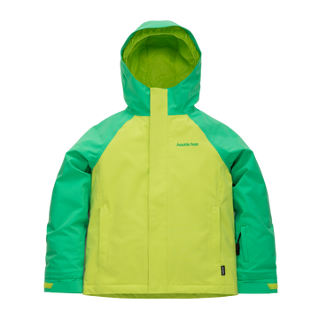 Kids Hayden Insulated Jacket - Toucan Green/Lime Punch