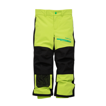 Kids Hayden Insulated Snow Pants - Lime Punch/Raven Black