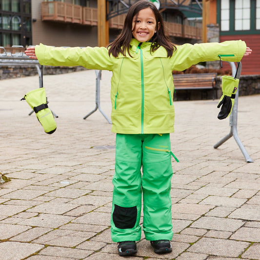 Kids Hayden Insulated Snow Pants - Toucan Green