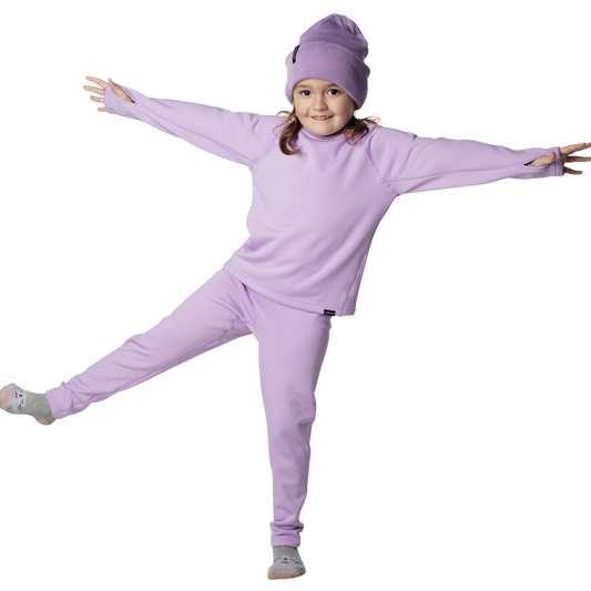 Kids Torrent Layering Fleece Set - Lavender