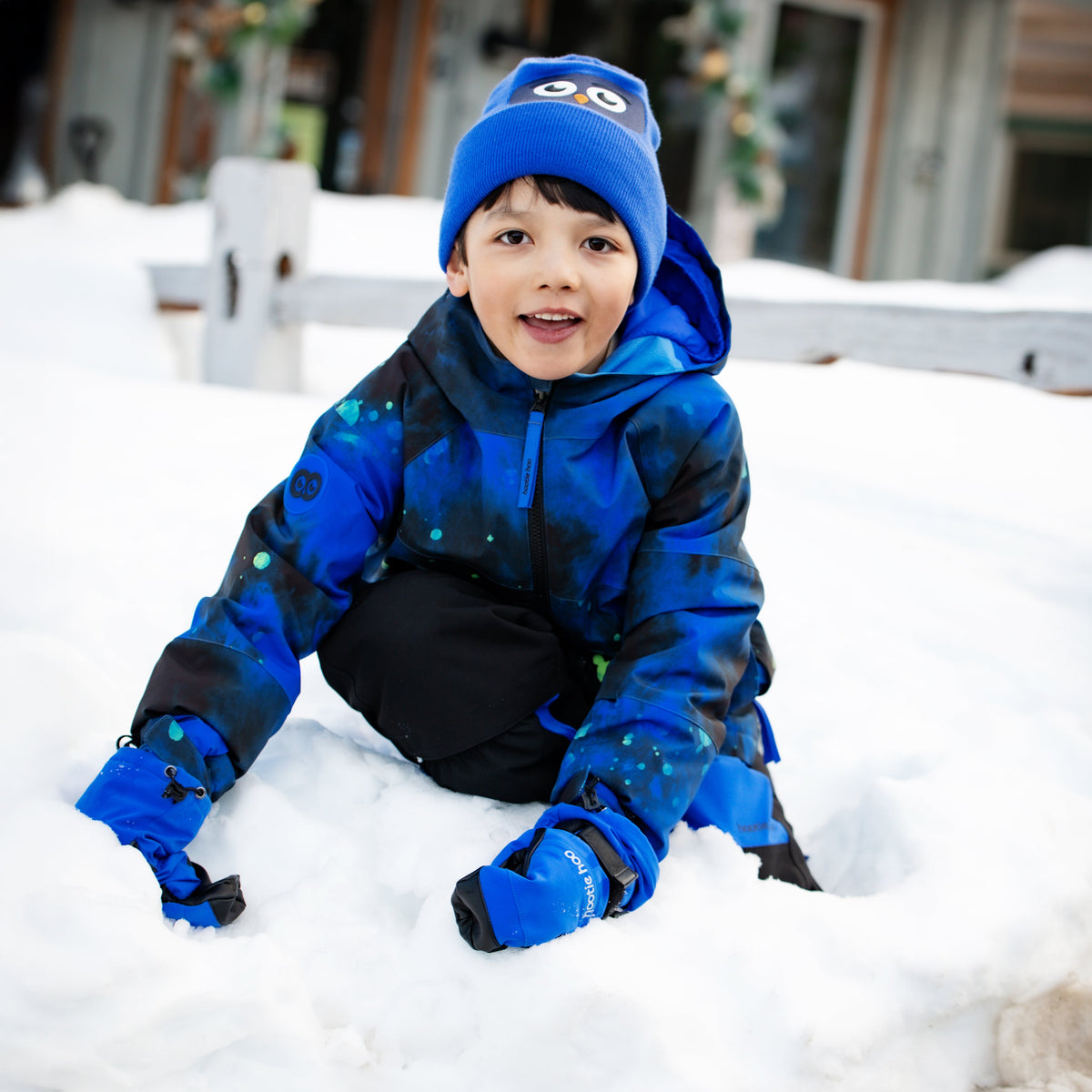 Kids Spruce Insulated Jacket - Vivid Blue/Block Camo — clone-source reference (verify before publish)