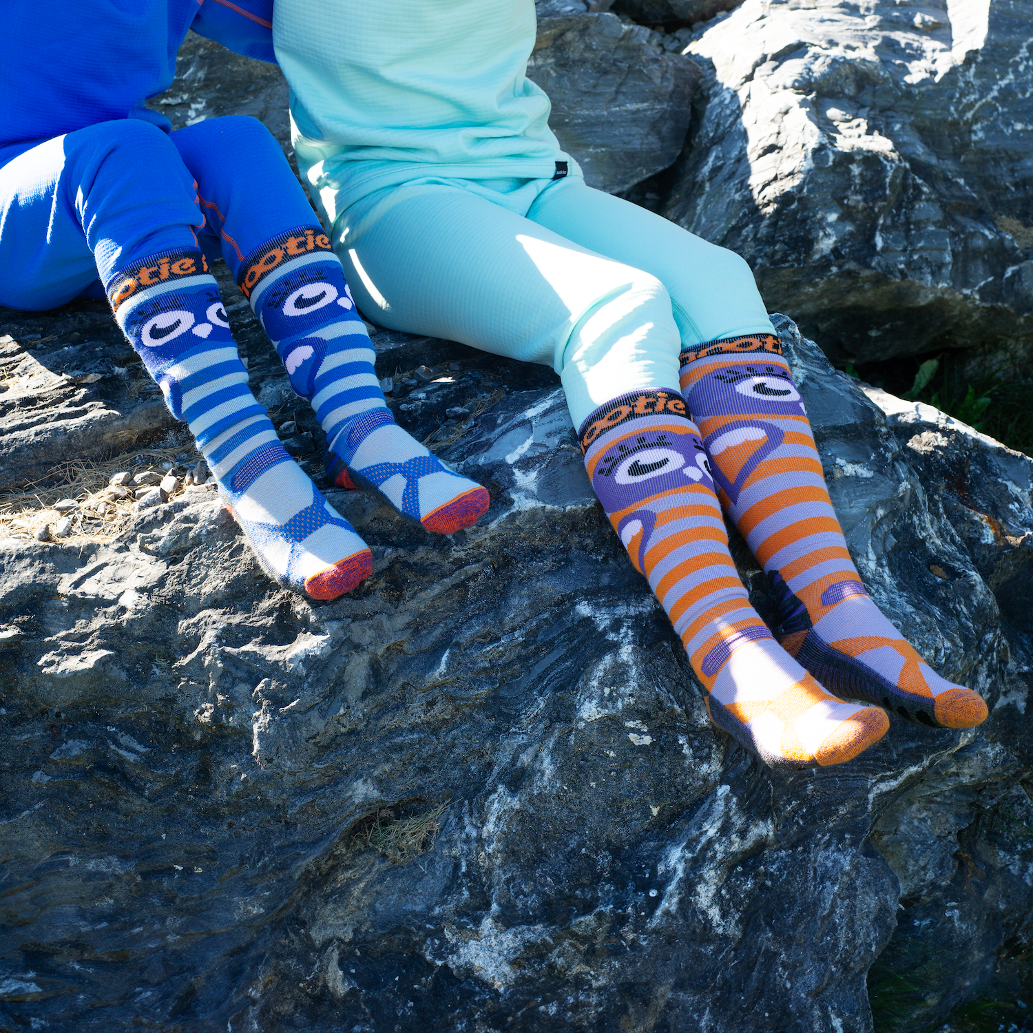 Kids Snowy Owl Midweight Ski & Snowboard Socks