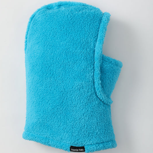 Kids Kozy Fleece Hood - Cyan