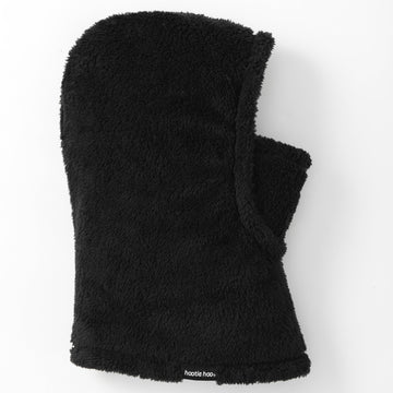 Kids Kozy Fleece Hood - Raven Black