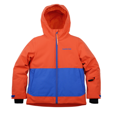 Kids Pinnakle Insulated Jacket - Flame/Vivid Blue