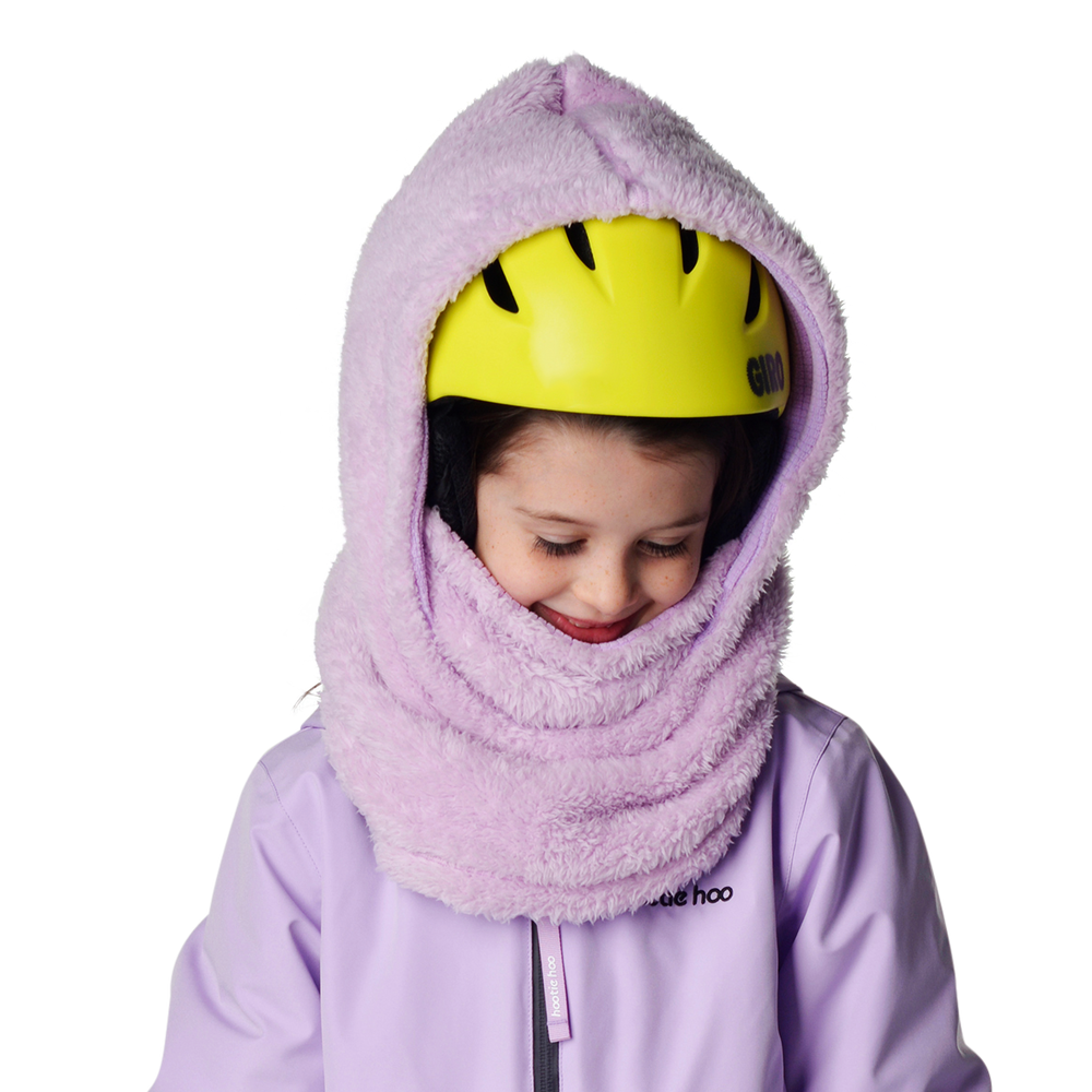 Kids Kozy Fleece Hood - Lavender