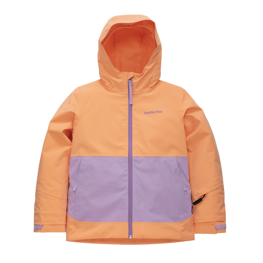 Kids Pinnakle Insulated Jacket - Apricot/Lavender