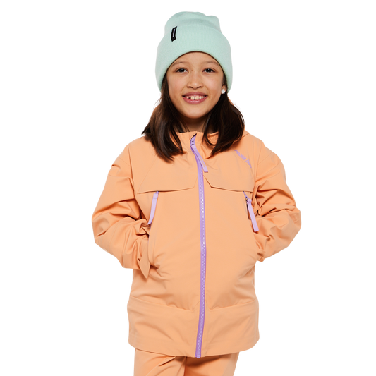 Kids Tiptop 3L Shell Jacket - Apricot