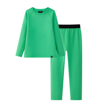 Kids Torrent Layering Fleece Set - Toucan Green
