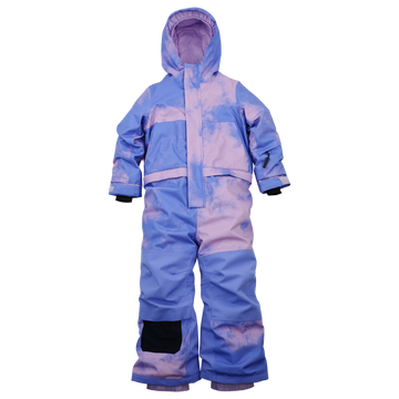 Kids Vista Insulated Snowsuit - Lavender Breezy Day