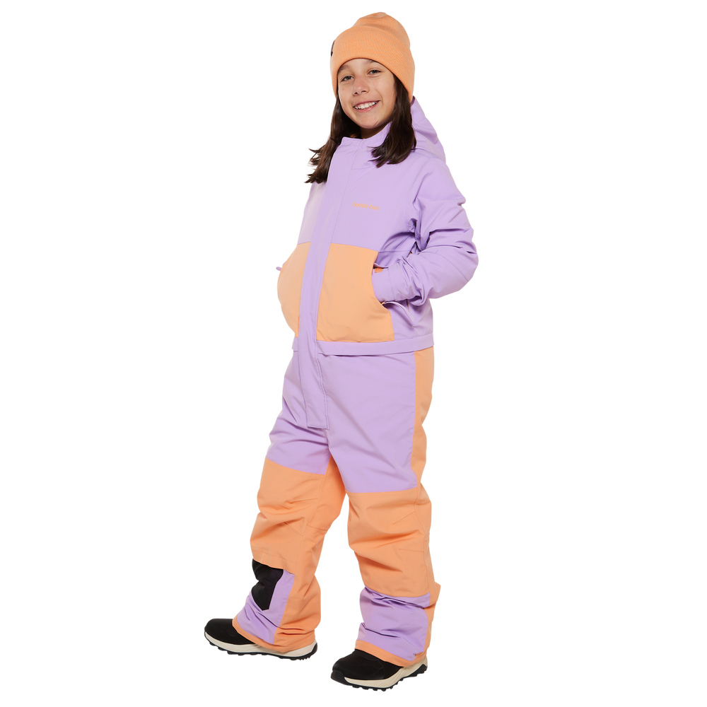 Kids Vista Insulated Snowsuit - Lavender/Apricot