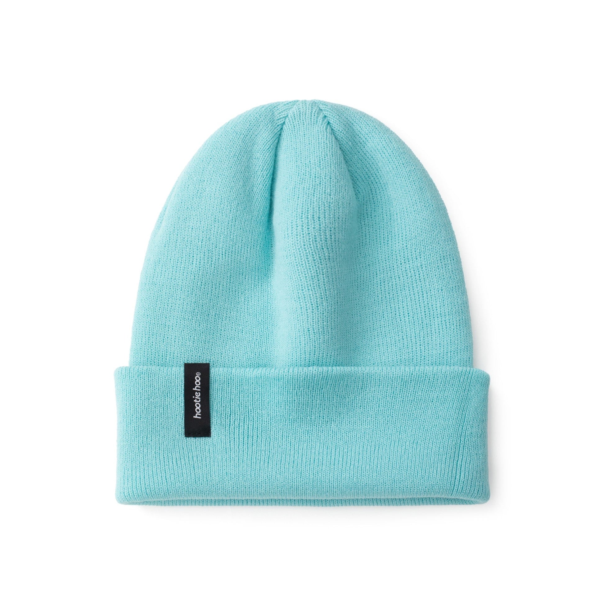 Hootie Hoo Kids EZ Beanie in Turquoise — front view