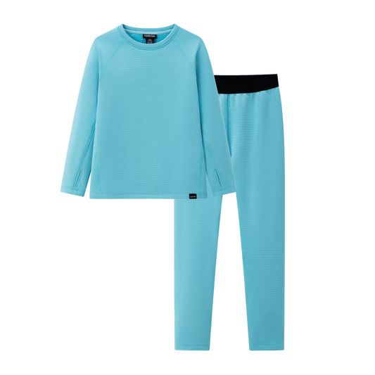 Kids Torrent Layering Fleece Set - Turquoise