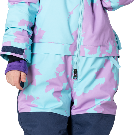 Hootie Hoo Kids Vista Insulated Snowsuit in Cyanotype — on-model lifestyle