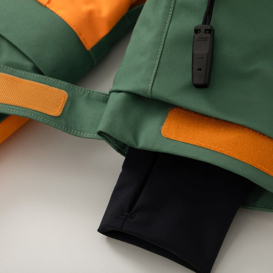 Hootie Hoo Kids Vista Insulated Snowsuit in Cedar/Marigold — product detail