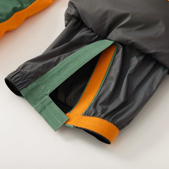 Hootie Hoo Kids Vista Insulated Snowsuit in Cedar/Marigold — product detail