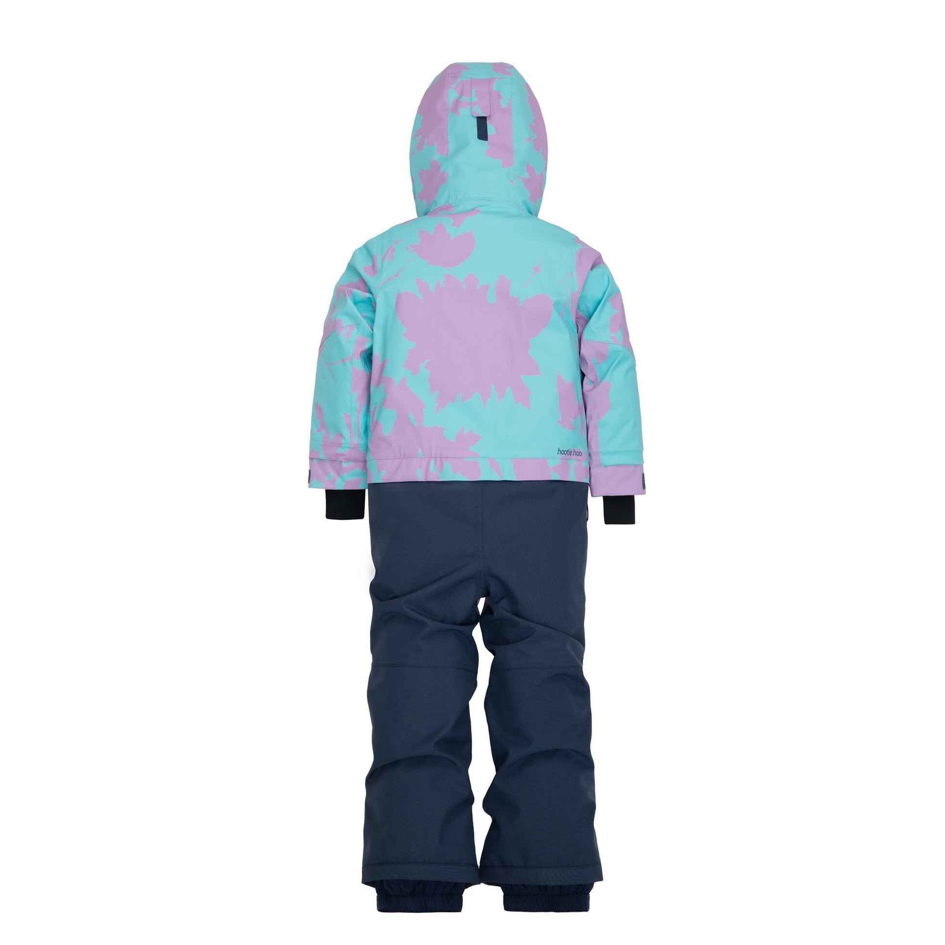 Hootie Hoo Kids Vista Insulated Snowsuit in Cyanotype — back view